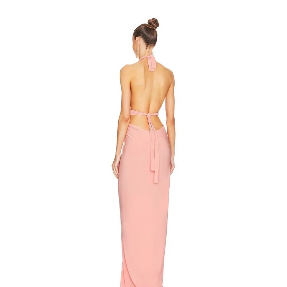 REVOLVE Backless Dress - Light Coral - Picture 4 of 4